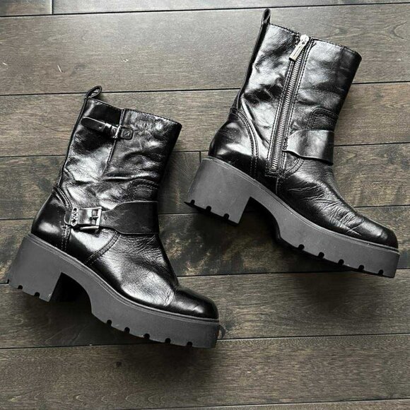Michael Kors Moto Boots - Picture 1 of 4